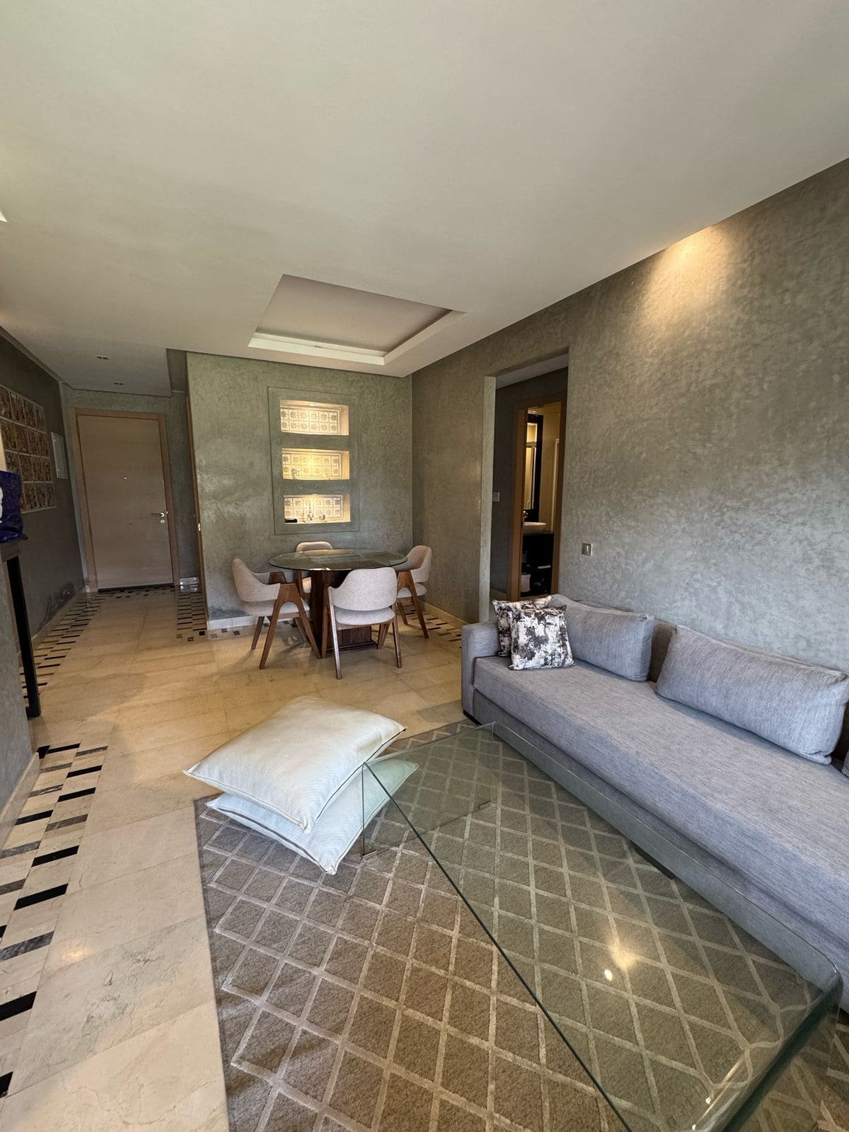 Appartement Rez-de-Jardin Meublé à Louer – Prestigia, Marrakech