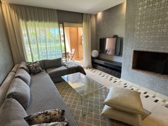 Appartement Rez-de-Jardin Meublé à Louer – Prestigia, Marrakech