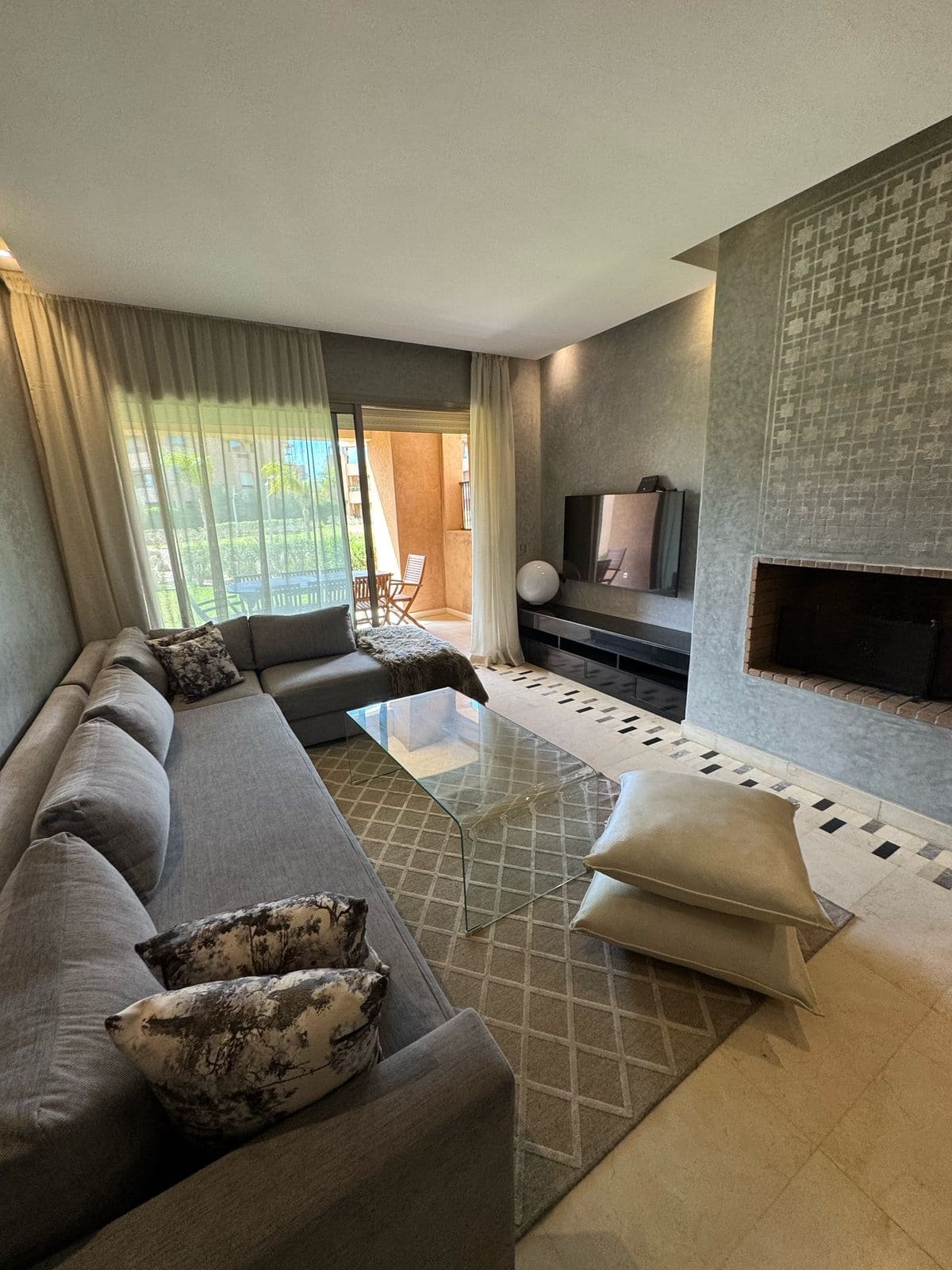 Appartement Rez-de-Jardin Meublé à Louer – Prestigia, Marrakech