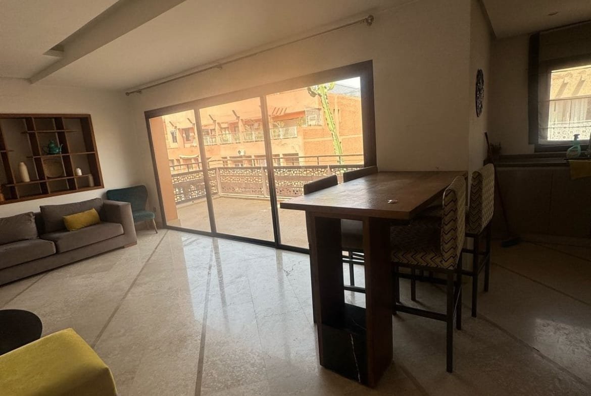 À Vendre : Magnifique Appartement Meublé à Carré Eden – Gueliz