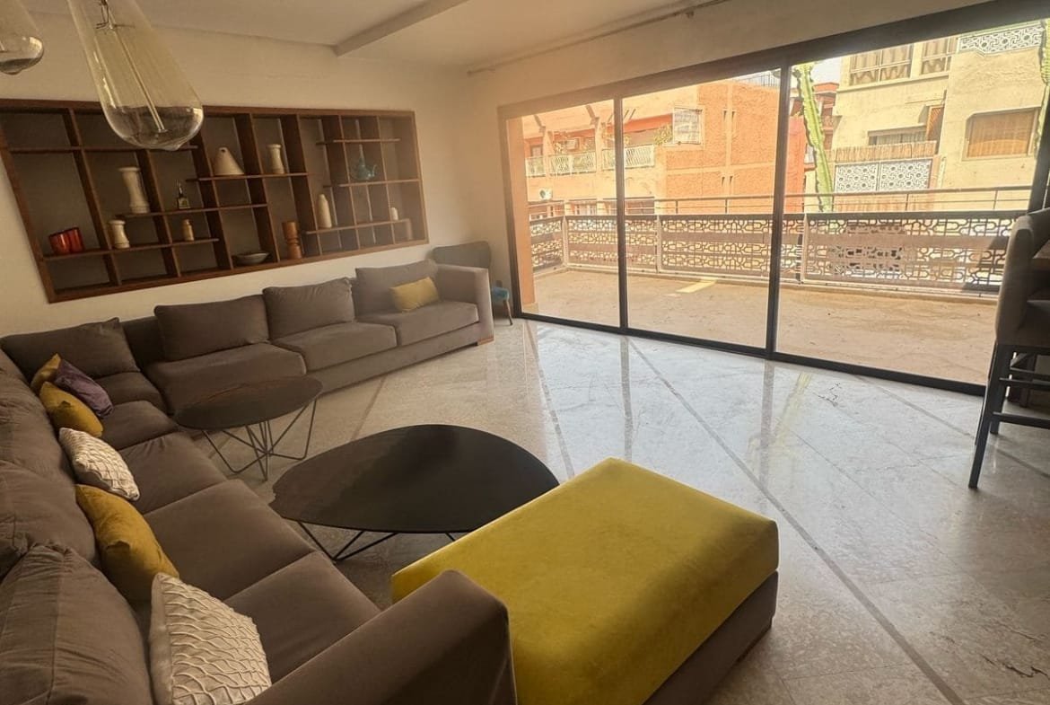 À Vendre : Magnifique Appartement Meublé à Carré Eden – Gueliz